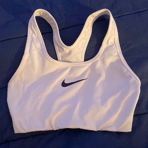 White Nike sports bra, size xs